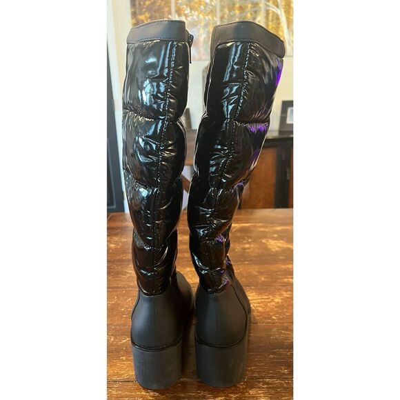 INC Womens Hiliah Patent Puffy Knee-High Boots - Picture 5 of 8